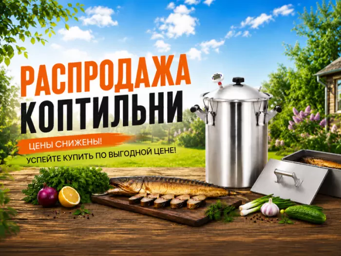 Распродажа коптильни!